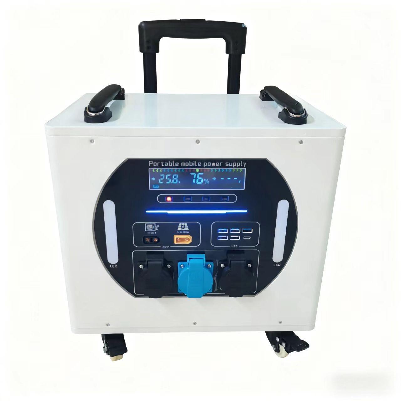 Outdoor Power Station - Premium-Qualität 3000W Tragbare Powerstation mit Tragegriff