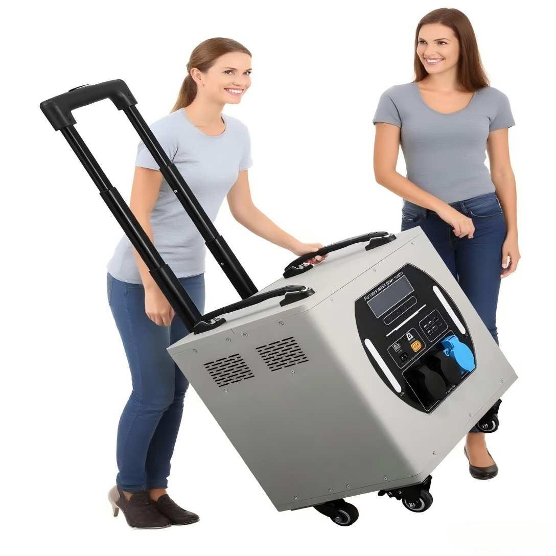 Outdoor Power Station - Outdoor-Trolley-Koffer mit Abnehmbarer Tragbarer Powerbank, 3000W