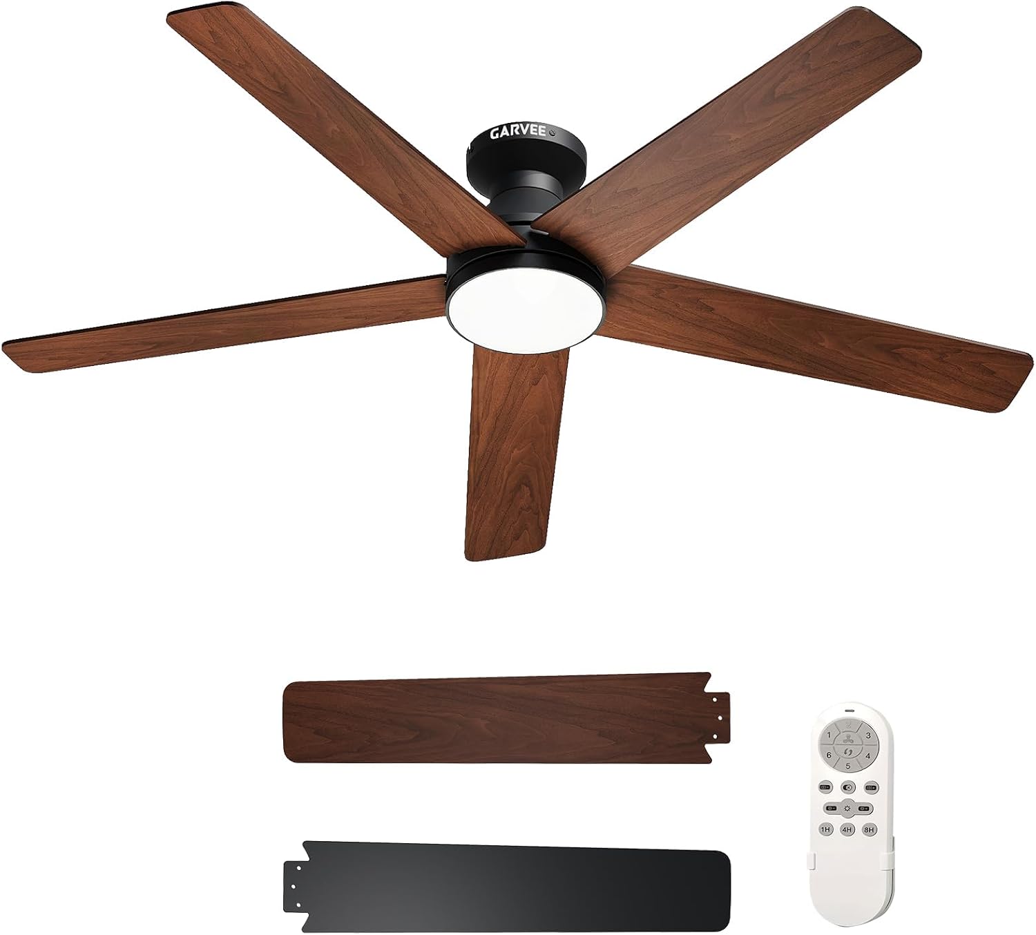 Outdoor Power Fan - 42/52 Zoll Flache Deckenventilatoren mit Beleuchtung