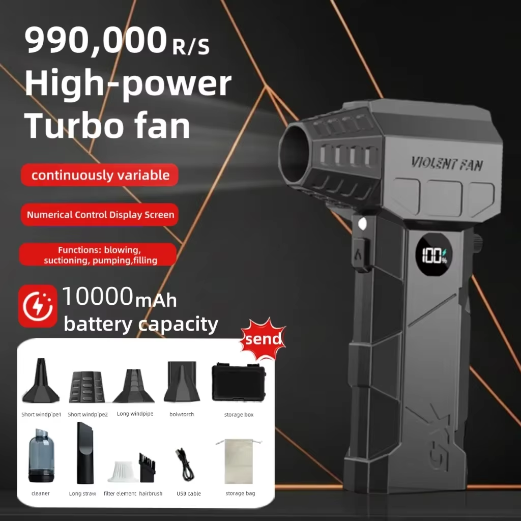 Outdoor Power Fan - X5 Turbogebläse 99.000 U/min Motor Bequemes
