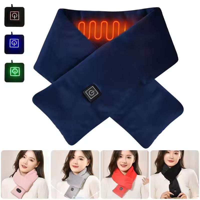 Outdoor Usb Power Bank - USB-Heizschal für Damen und Herren, Temperaturschal,