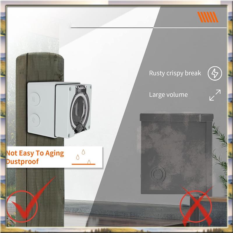 Outdoor Power Receptacle Box - AA46 HOT-50Amp Steckdosenbox für den Außenbereich,