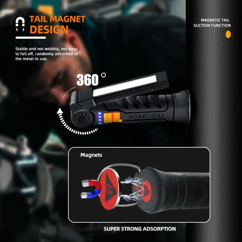 Tragbare COB-LED-Taschenlampe, – Outdoor Usb Power Bank Bewertung und Preis
