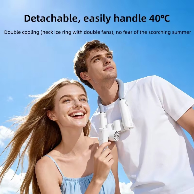 Tragbarer Nackenventilator mit – Outdoor Power Fan Bewertung und Preis