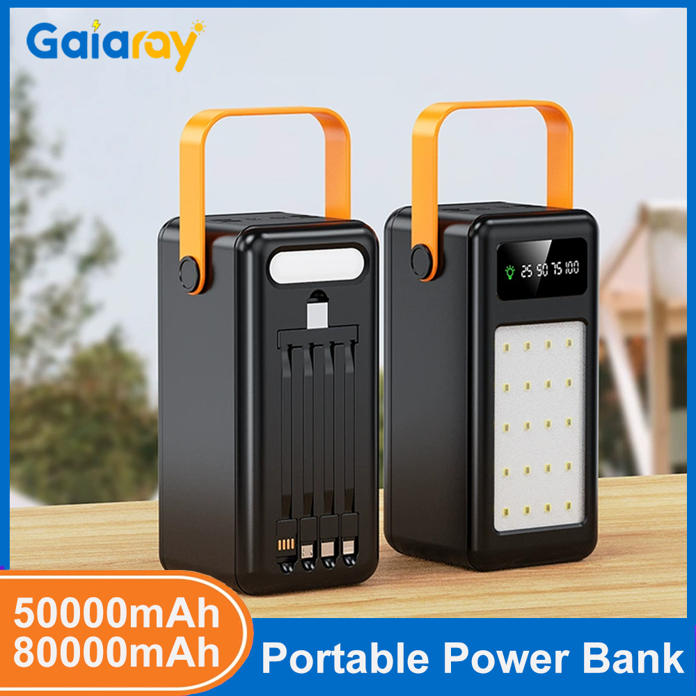 50000mAh 80000mAh Tragbare Pow – Outdoor Power Wire Bewertung und Preis