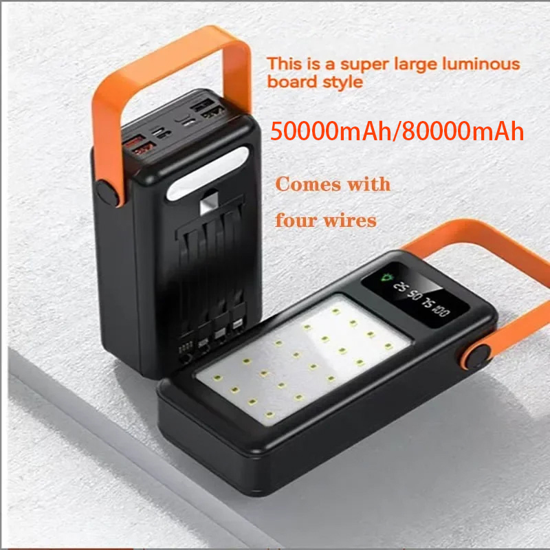 50000mAh 80000mAh Tragbare Pow – Outdoor Power Wire Bewertung und Preis
