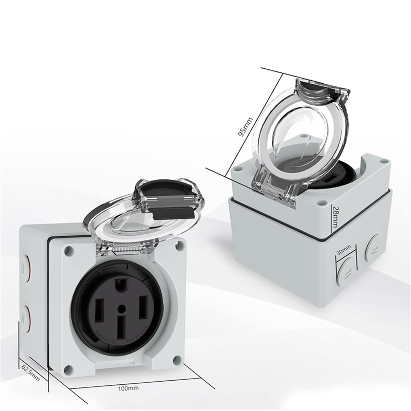 Y17A 6X 50Amp Steckdosenbox, 1 – Outdoor Power Receptacle Box Bewertung und Preis