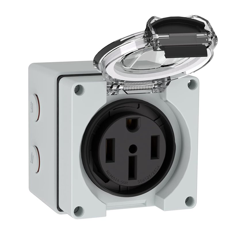 Y17A 6X 50Amp Steckdosenbox, 1 – Outdoor Power Receptacle Box Bewertung und Preis