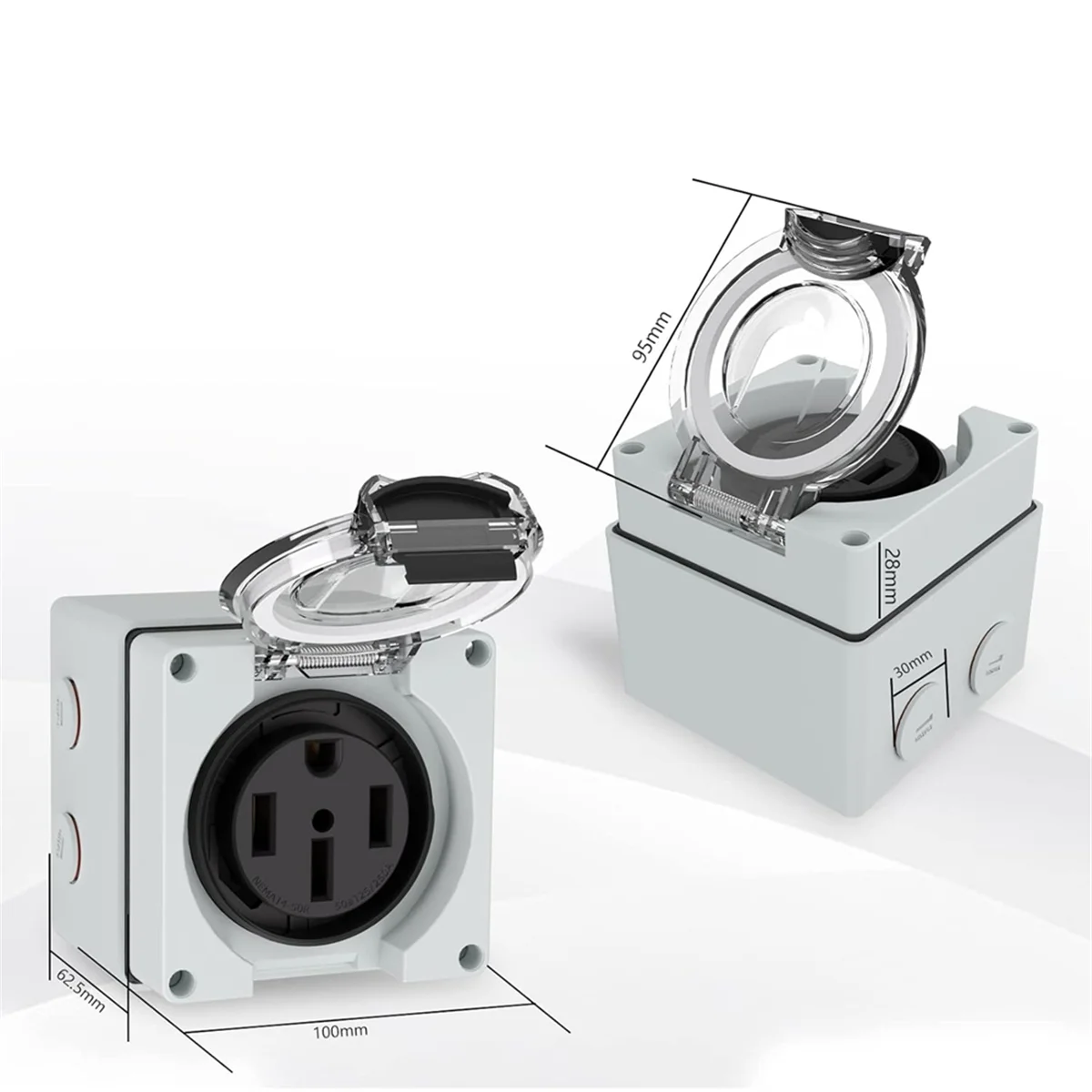 Stromanschlussdose, 125/250 Vo – Outdoor Power Receptacle Box Bewertung und Preis