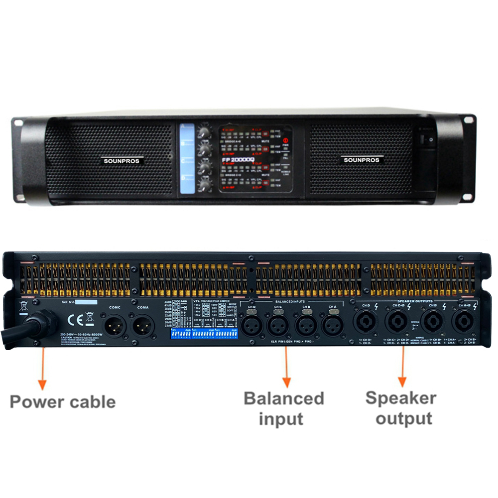 4 Kanäle digitaler Leistungs v – Outdoor Power Amplifier Bewertung und Preis