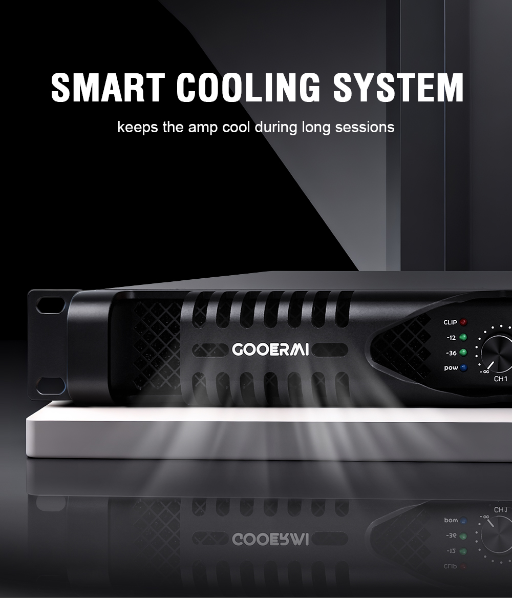 Gooermi DE2300 1U 4-Kanal Digi – Outdoor Power Amplifier Bewertung und Preis