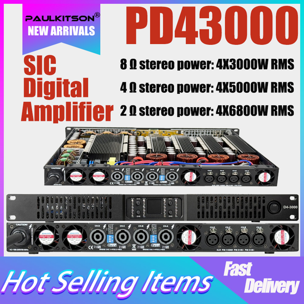 Paulkitson PD43000 4 x 3000 W  – Outdoor Power Amplifier Bewertung und Preis