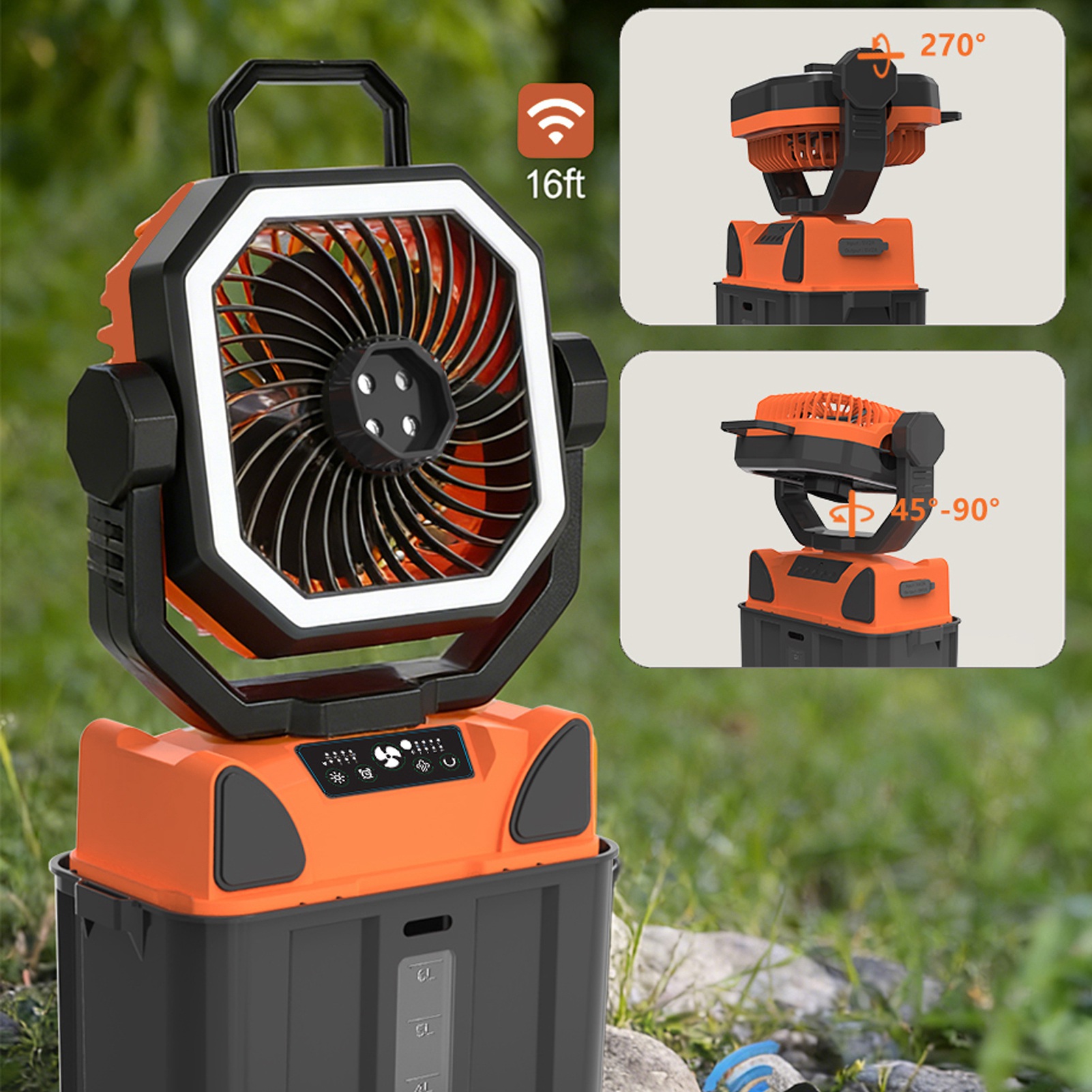 Wiederaufladbarer Campingventi – Outdoor Power Fan Bewertung und Preis